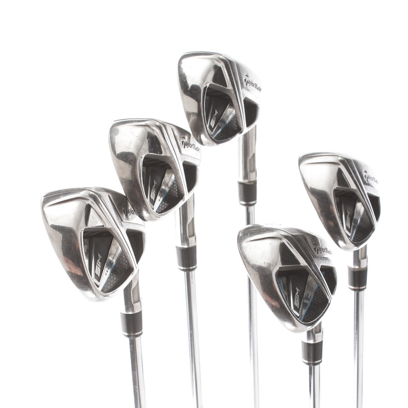 TaylorMade Sim Max Steel Mens Right Hand Irons 6-PW Stiff - True Temper Elevate VSS 95