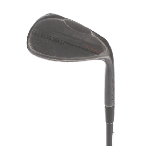 Cobra King Black Steel Mens Right Hand Gap Wedge 50* 8 Bounce Versatile Grind Wedge - KBS Hi-Rev