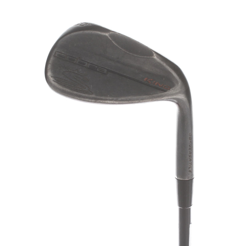Cobra King Black Steel Mens Right Hand Gap Wedge 50* 8 Bounce Versatile Grind Wedge - KBS Hi-Rev