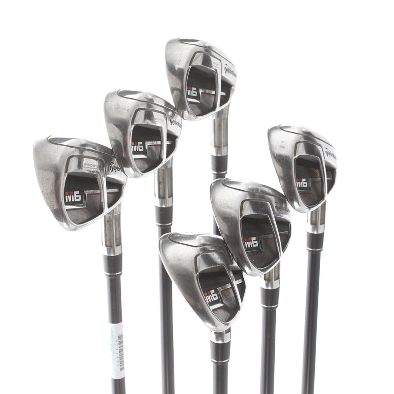 TaylorMade M6 Graphite Mens Right Hand Irons 5-PW Regular - Fujikura Atmos 6R