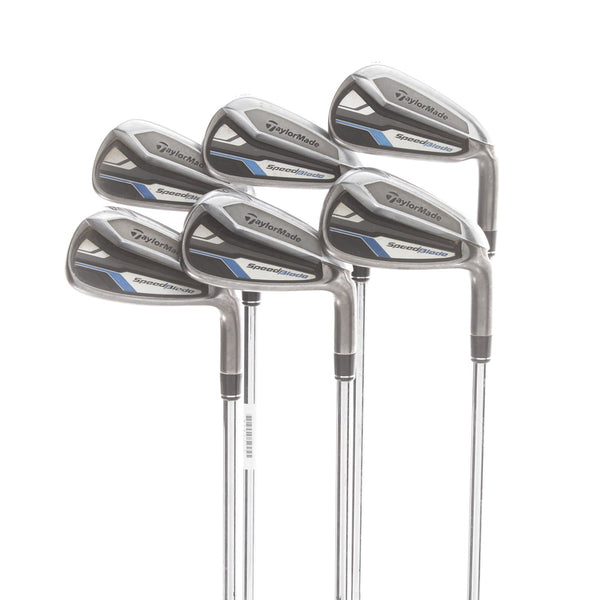 TaylorMade SpeedBlade Steel Mens Right Hand Irons 5-PW Stiff - TaylorMade SpeedBlade 85g