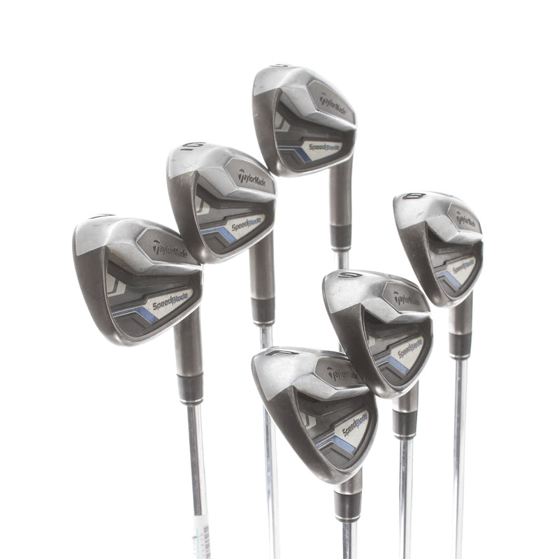 TaylorMade SpeedBlade Steel Mens Right Hand Irons 5-PW Stiff - TaylorMade SpeedBlade 85g