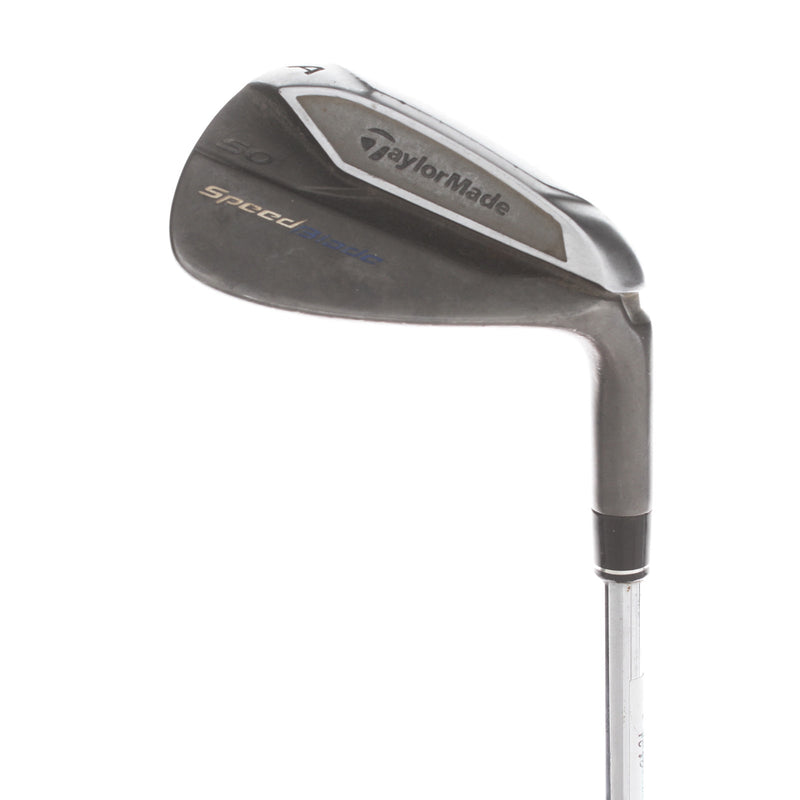 TaylorMade SpeedBlade Steel Mens Right Hand Approach Wedge 50* Stiff - TaylorMade SpeedBlade 85g