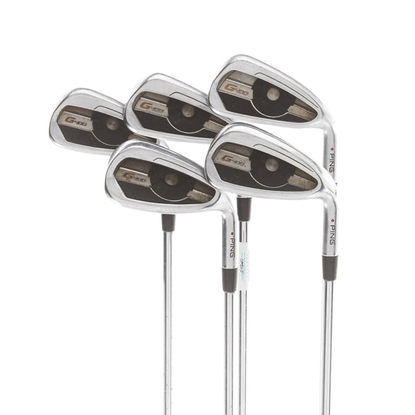 Ping G400 Steel Mens Right Hand Irons 6-PW Red Dot 1* Flat Senior - Ping CFS Distance