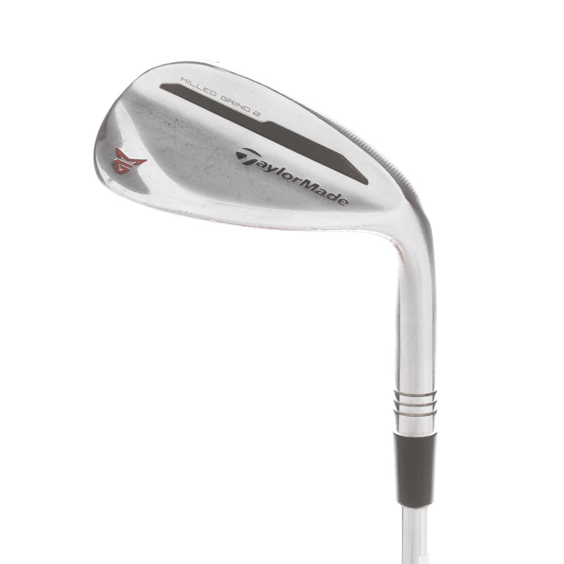 TaylorMade Milled Grind 2 Steel Mens Right Hand Lob Wedge 60* 10 Bounce SB Grind Stiff - Dynamic Gold S200