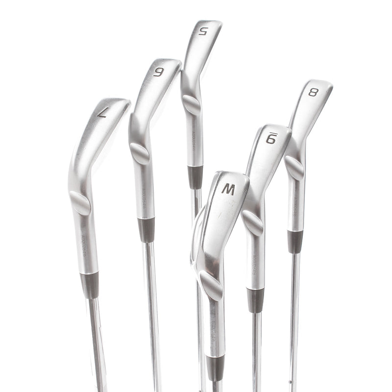 Ping i230 Steel Mens Right Hand Irons 5-PW Green Dot 2* Upright Extra Stiff - Ping AWT 2.0