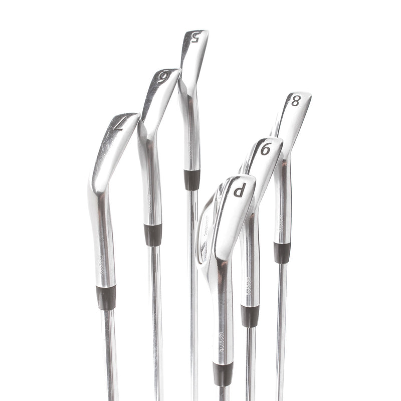 Titleist AP2 718 Steel Mens Right Hand Irons 5-PW Stiff - AMT Tour White S300