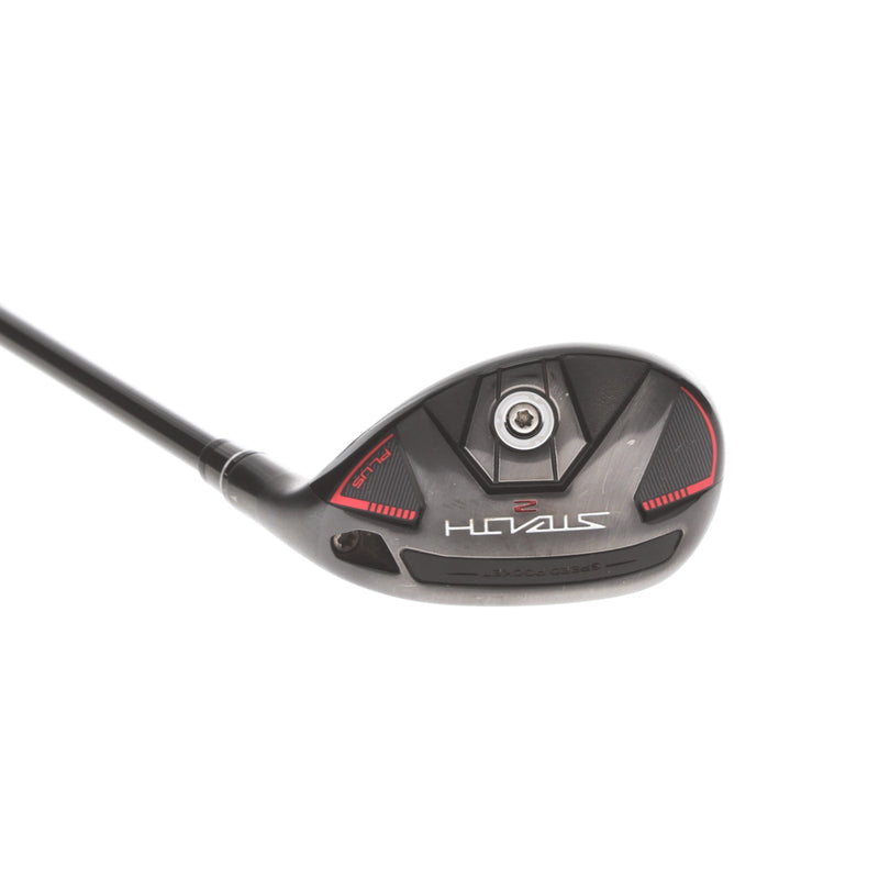 TaylorMade Stealth 2 Plus Graphite Mens Right Hand 4 Hybrid 22* Stiff - Kai'li Red HY 85s