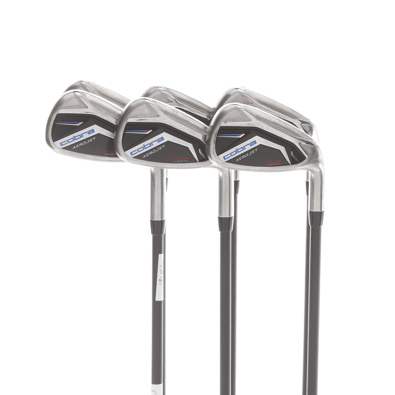 Cobra Aerojet One Length Graphite Mens Right Hand Irons 5-PW Regular - KBS PGI 75