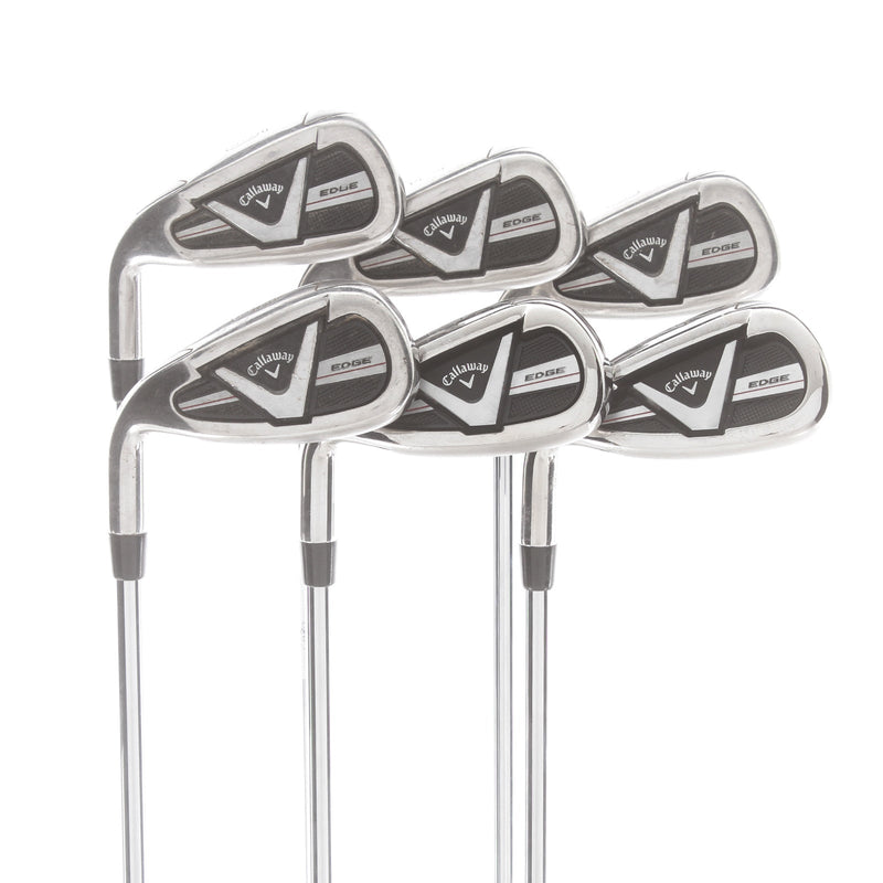 Callaway Edge Steel Mens Left Hand Irons 6-AW Regular - Speedstep 85