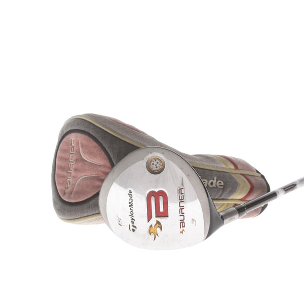 TaylorMade Burner Graphite Mens Left Hand Fairway 3 Wood 15* Regular - REAX 49