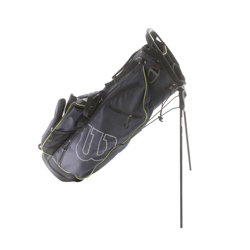 Wilson Stand Bag - Navy/Yellow