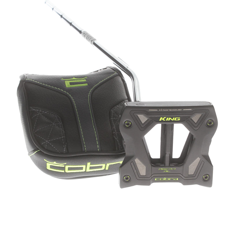Cobra King Agera Armlock Mens Left Hand Putter 41" Mallet - Super Stroke Flatso 17