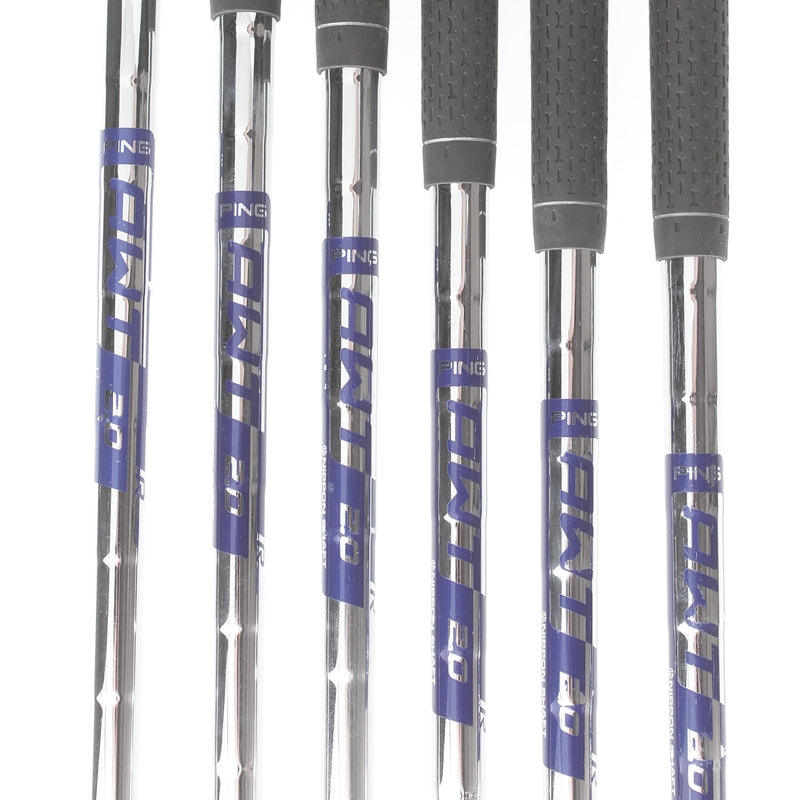 Ping G Series Steel Mens Right Hand Irons 5-SW Black Dot Regular - Ping AWT 2.0