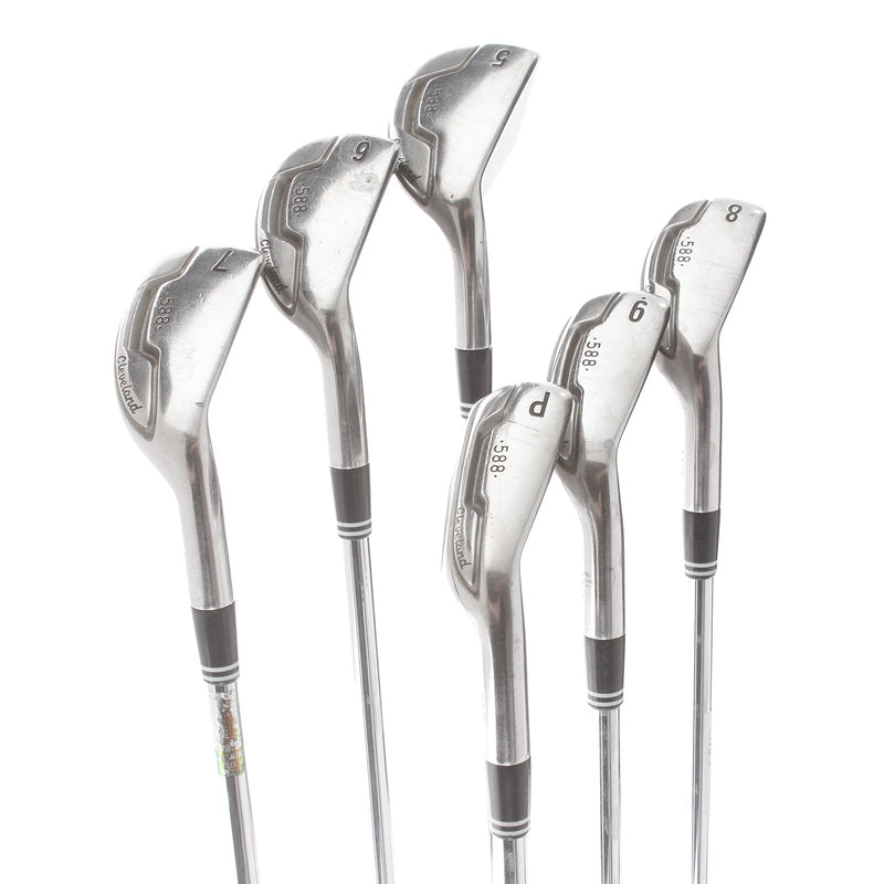 Cleveland 588 Altitude Steel Mens Right Hand Irons 5-PW Regular - Cleveland Traction 85g