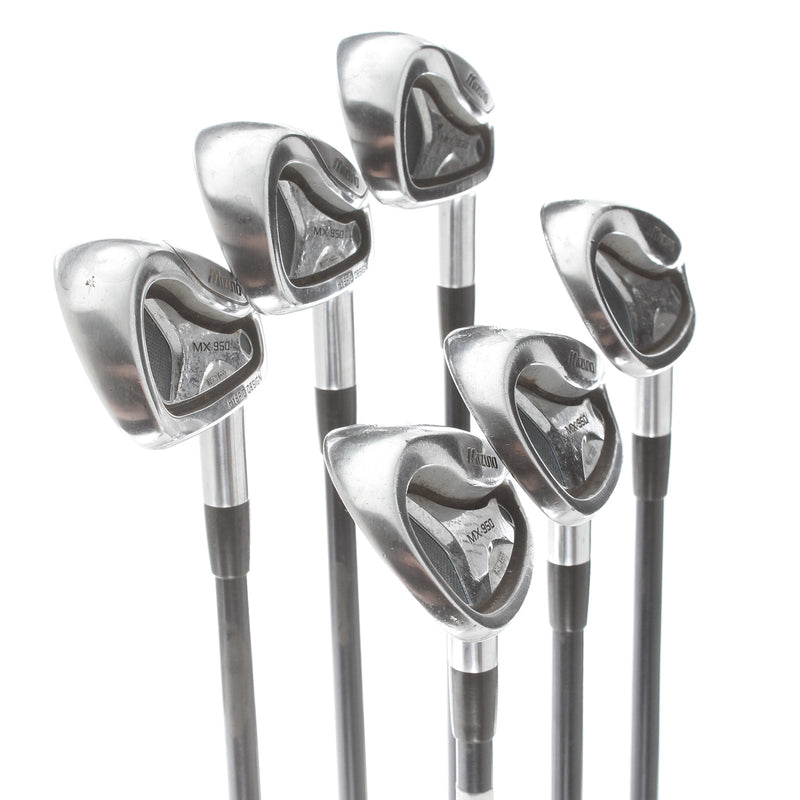 Mizuno MX-950 Graphite Mens Right Hand Irons 5-PW Regular - Mizuno Exsar IS2