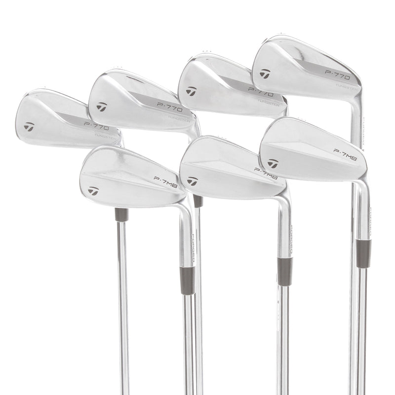 TaylorMade P770/P7MB Steel Mens Right Hand Irons 4-PW Stiff - Project X 6.0