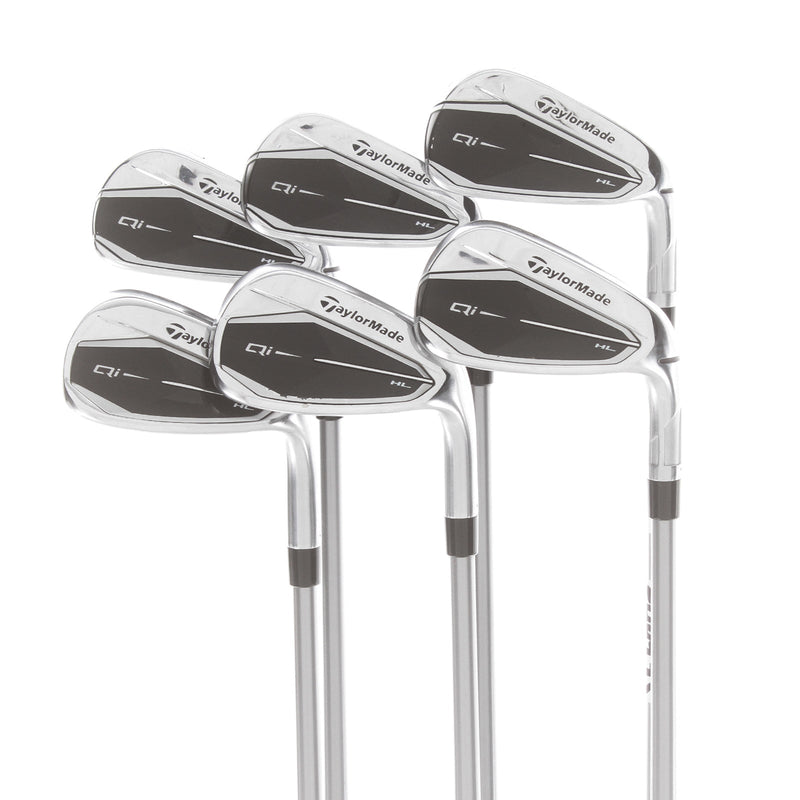 TaylorMade Qi HL Graphite Mens Right Hand Irons 5-PW Senior - Fujikura Speeder NX 50-A