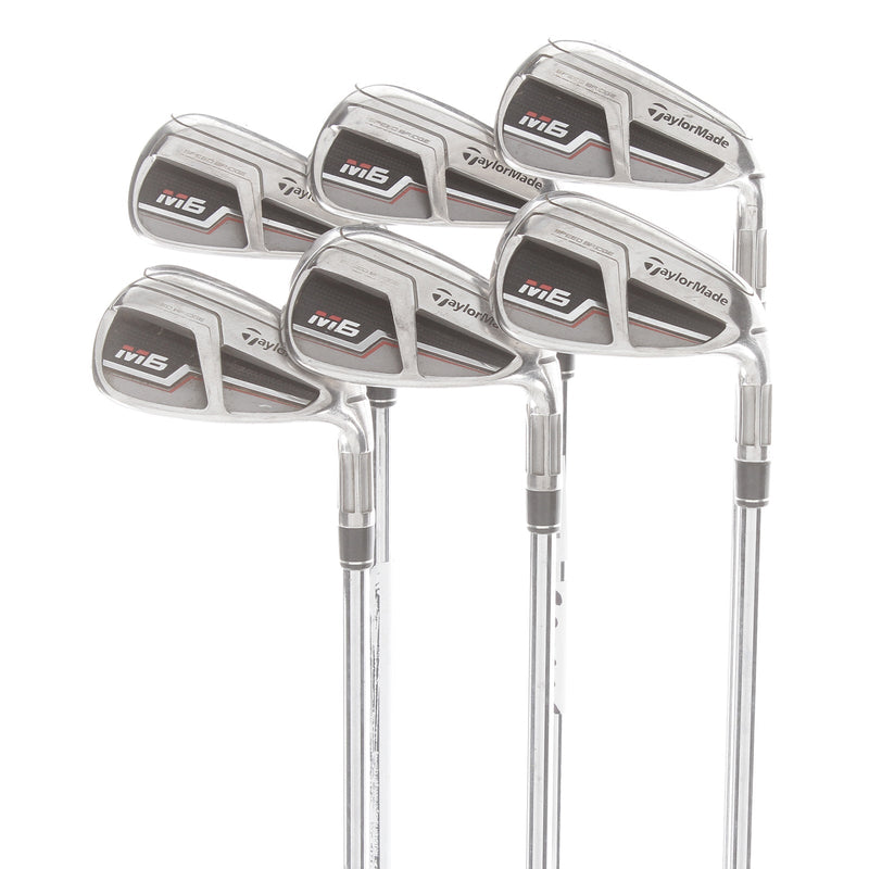 TaylorMade M6 Steel Mens Right Hand Irons 5-PW Regular - KBS Max 85