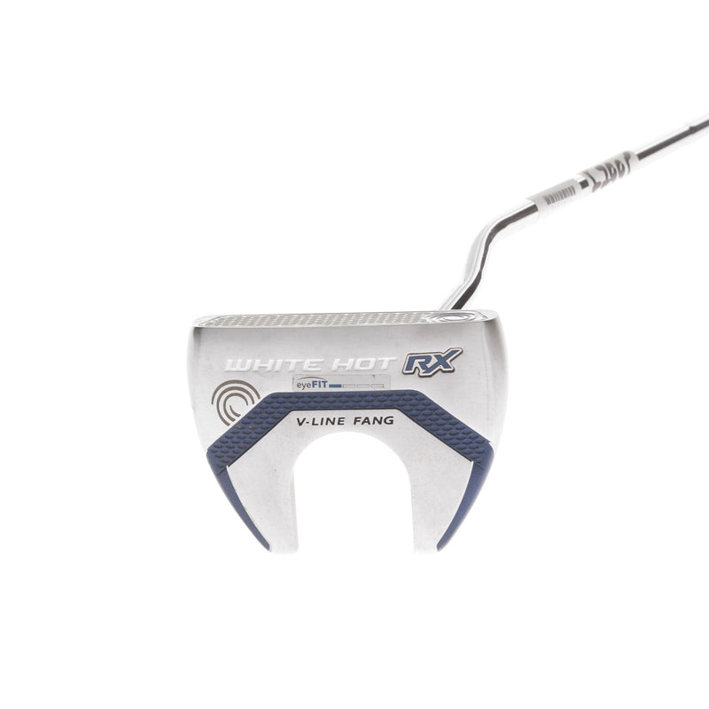 Odyssey White Hot RX V-Line Fang Mens Right Hand Putter 35" Mallet - Super Stroke Slim 3.0