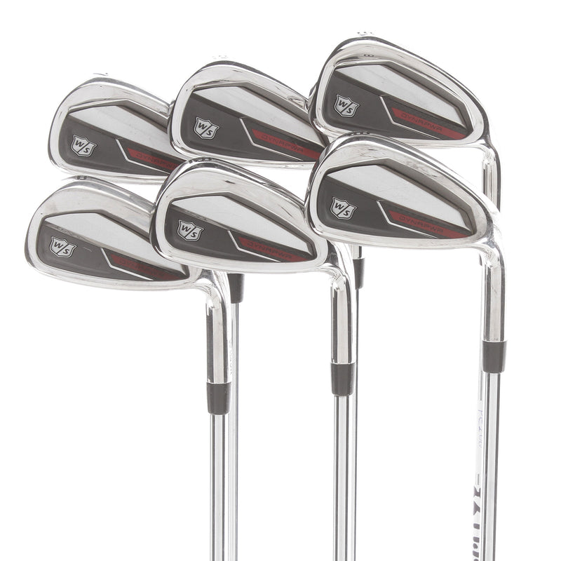 Wilson Dynapower Steel Mens Right Hand Irons 5-PW Regular - KBS Max Ultralite