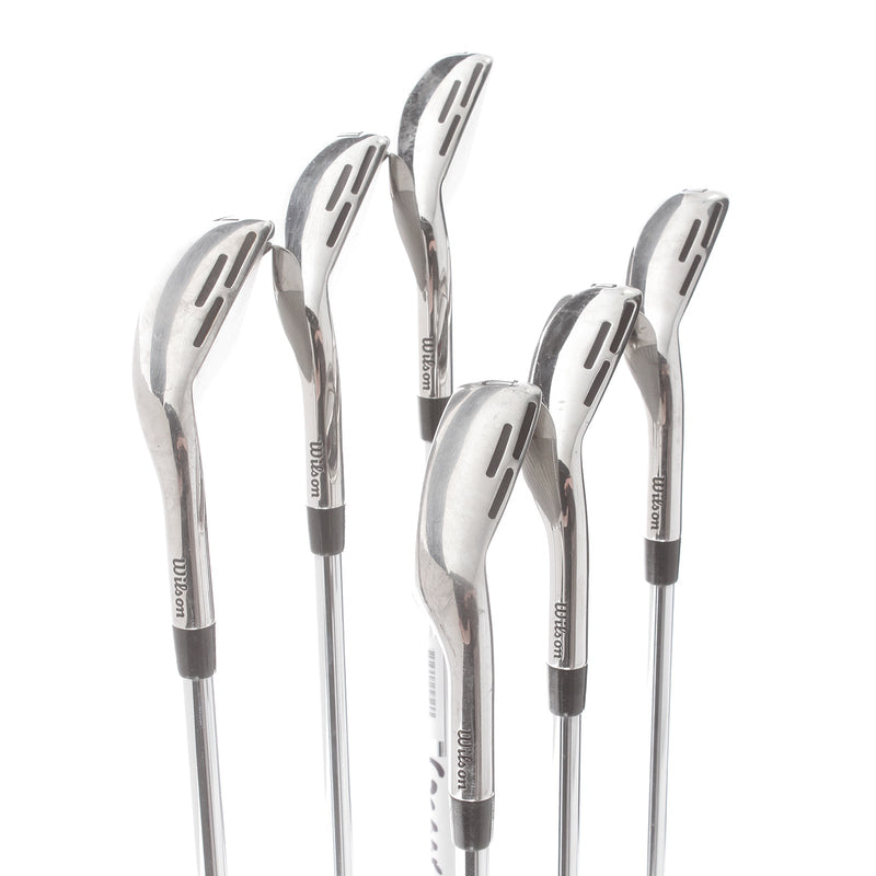 Wilson Dynapower Steel Mens Right Hand Irons 5-PW Regular - KBS Max Ultralite