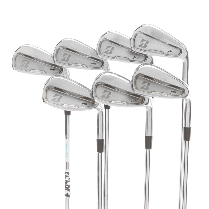 Bridgestone J40 Forged Steel Mens Right Hand Irons 4-PW Regular - Project X 5.5