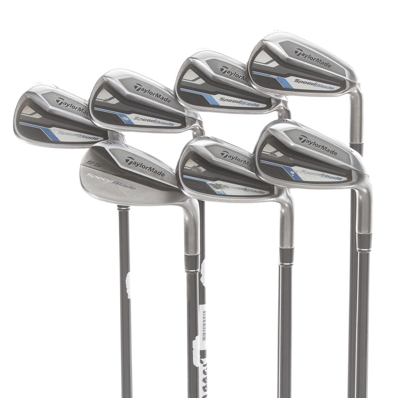 TaylorMade Speedblade Graphite Mens Right Hand Irons 5-SW Regular - VeloxT 65