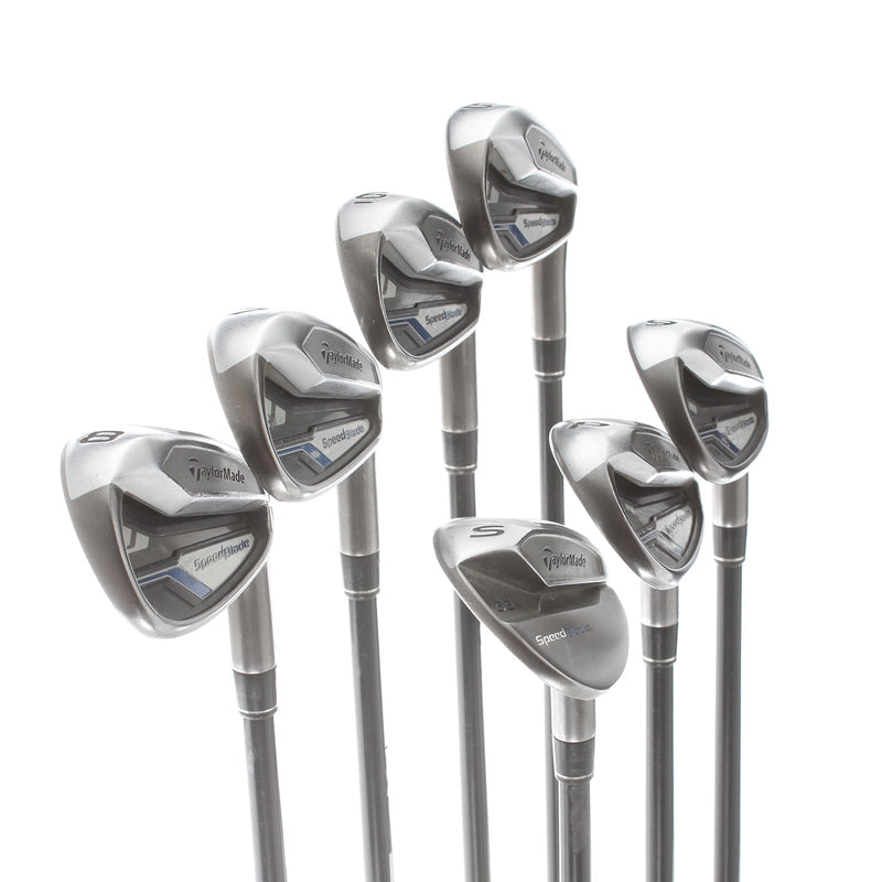 TaylorMade Speedblade Graphite Mens Right Hand Irons 5-SW Regular - VeloxT 65