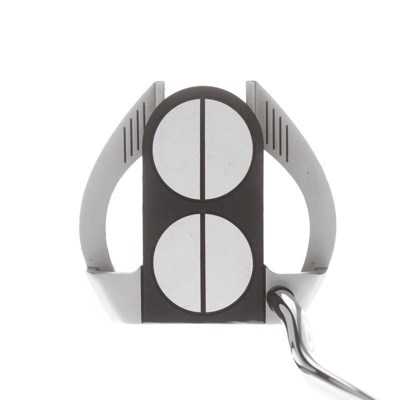 Odyssey Works 2-Ball Fang Mens Right Hand Putter 34" Mallet - Super Stroke Pistol GTR 2.0