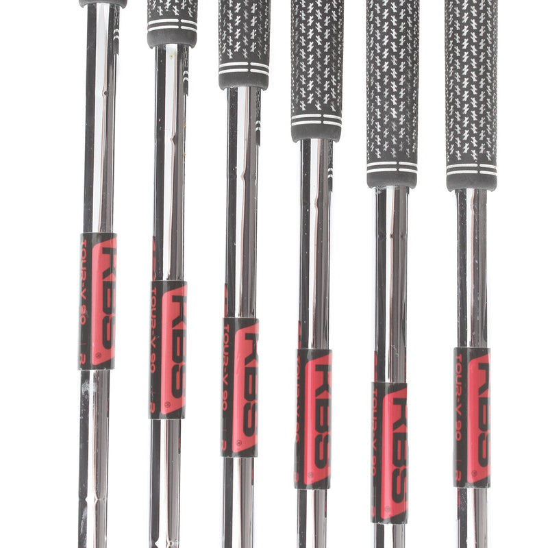 Cobra F9 Speedback Steel Mens Right Hand Irons 5-PW Regular - KBS Tour 90