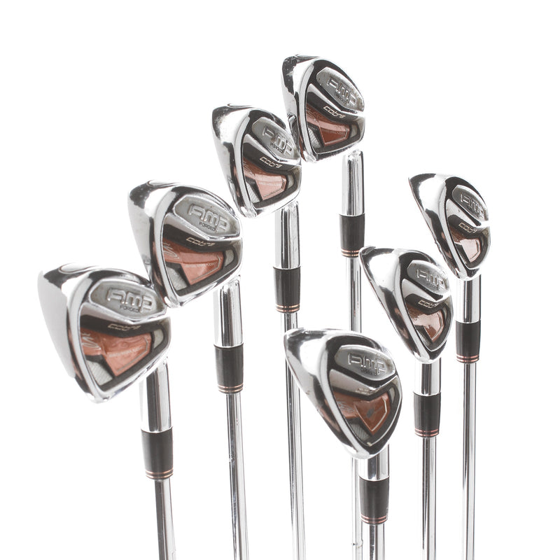 Cobra AMP Forged Steel Mens Right Hand Irons 4-PW Stiff - KBS Tour