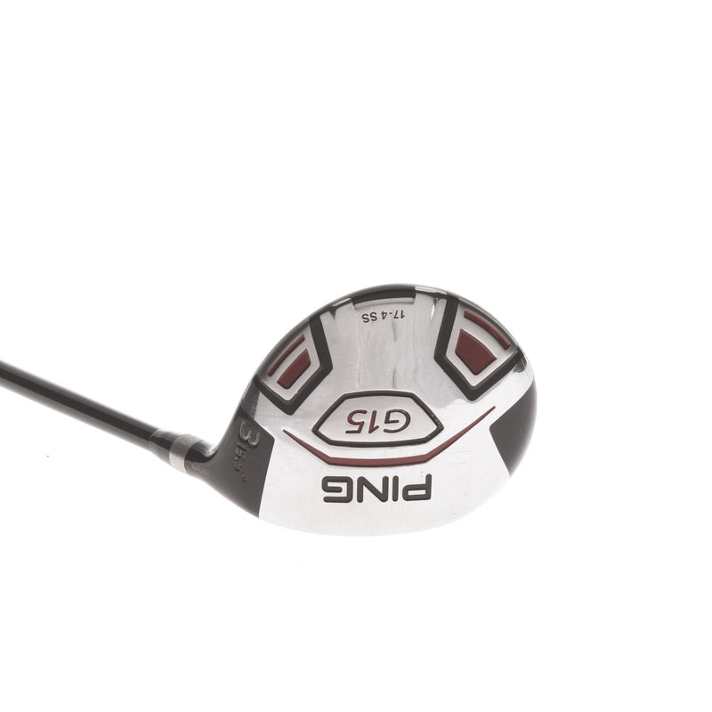Ping G15 Graphite Mens Right Hand Fairway 3 Wood 15.5* Stiff - Aldila Serano 75-S
