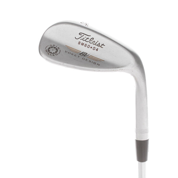 Titleist Spin Milled Steel Mens Right Hand Lob Wedge 60* 4 Bounce Wedge - Dynamic Gold