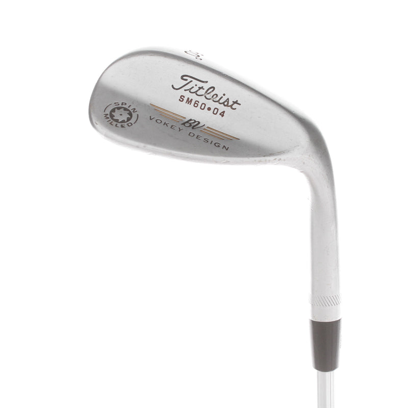 Titleist Spin Milled Steel Mens Right Hand Lob Wedge 60* 4 Bounce Wedge - Dynamic Gold