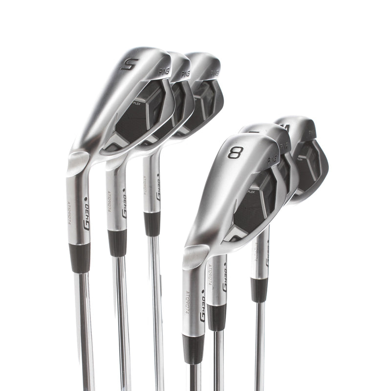 Ping G430 Steel Mens Left Hand Irons 5-PW Black Dot Regular - Dynamic Gold 105 R300