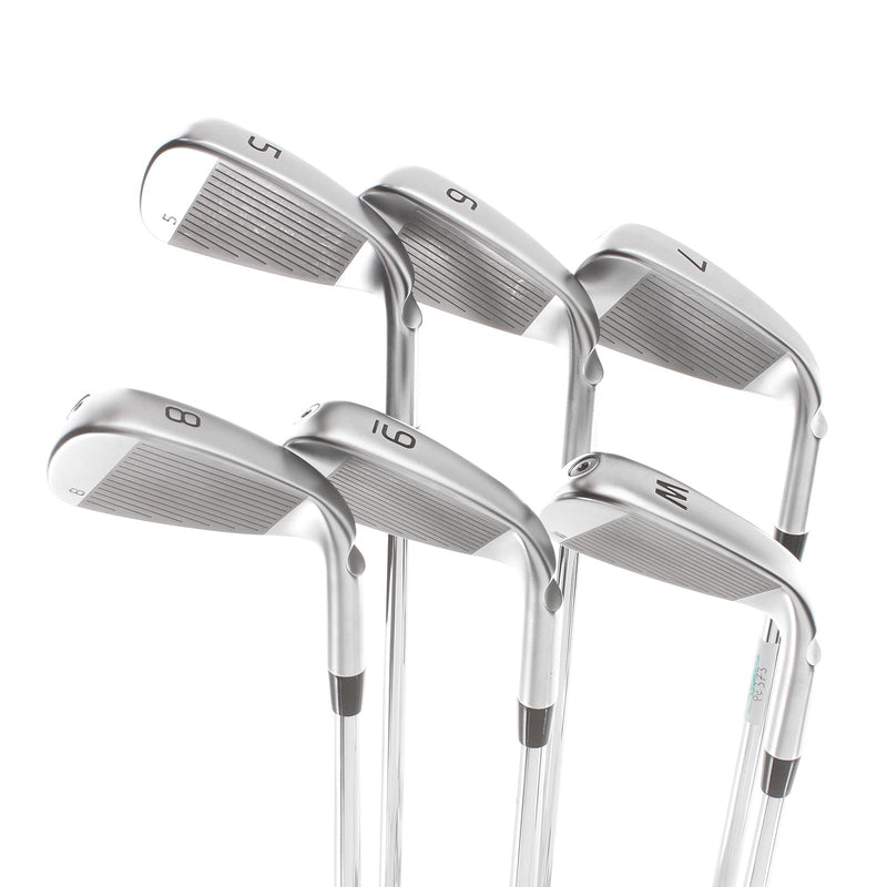 Ping G430 Steel Mens Left Hand Irons 5-PW Black Dot Regular - Dynamic Gold 105 R300