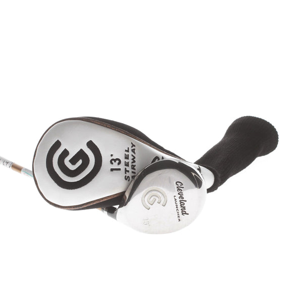 Cleveland Launcher Graphite Mens Right Hand Fairway 3 Wood 13* Regular - Cleveland Launcher Gold 65g