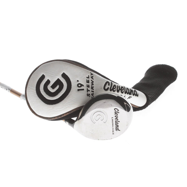 Cleveland Launcher Graphite Mens Right Hand Fairway 5 Wood 19* Regular - Cleveland Launcher Gold 65g