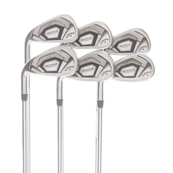 Callaway Rogue CF18 Steel Mens Left Hand Irons 5-PW Stiff - XP95 S300