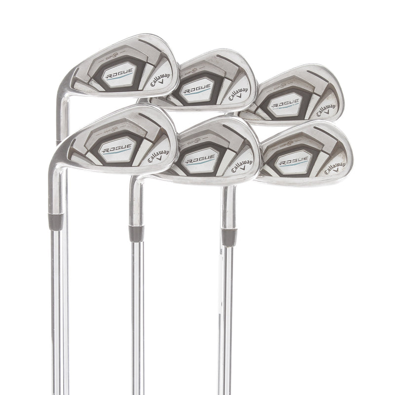 Callaway Rogue CF18 Steel Mens Left Hand Irons 5-PW Stiff - XP95 S300