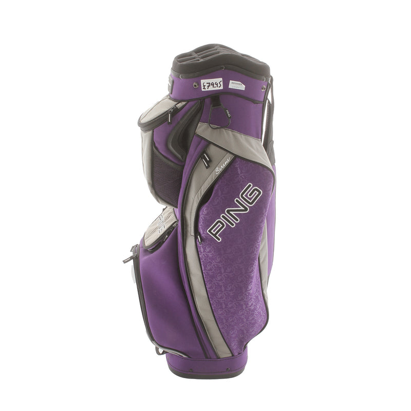Ping Serene Cart Bag - Purple/Grey