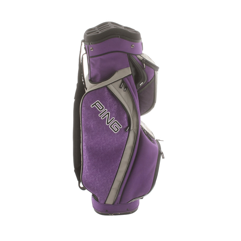 Ping Serene Cart Bag - Purple/Grey