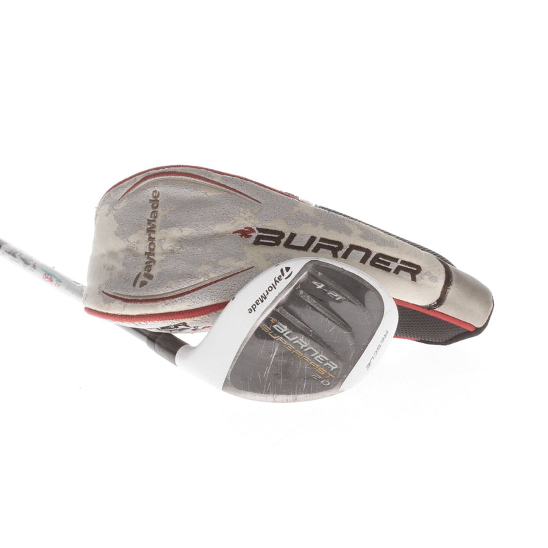 TaylorMade Burner Superfast 2.0 Graphite Mens Right Hand 4 Hybrid 21* Stiff - REAX 60
