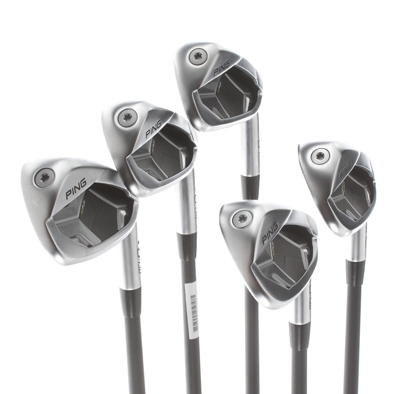 Ping G430 Graphite Mens Right Hand Irons 6-PW Black Dot Stiff - Alta CB AWT