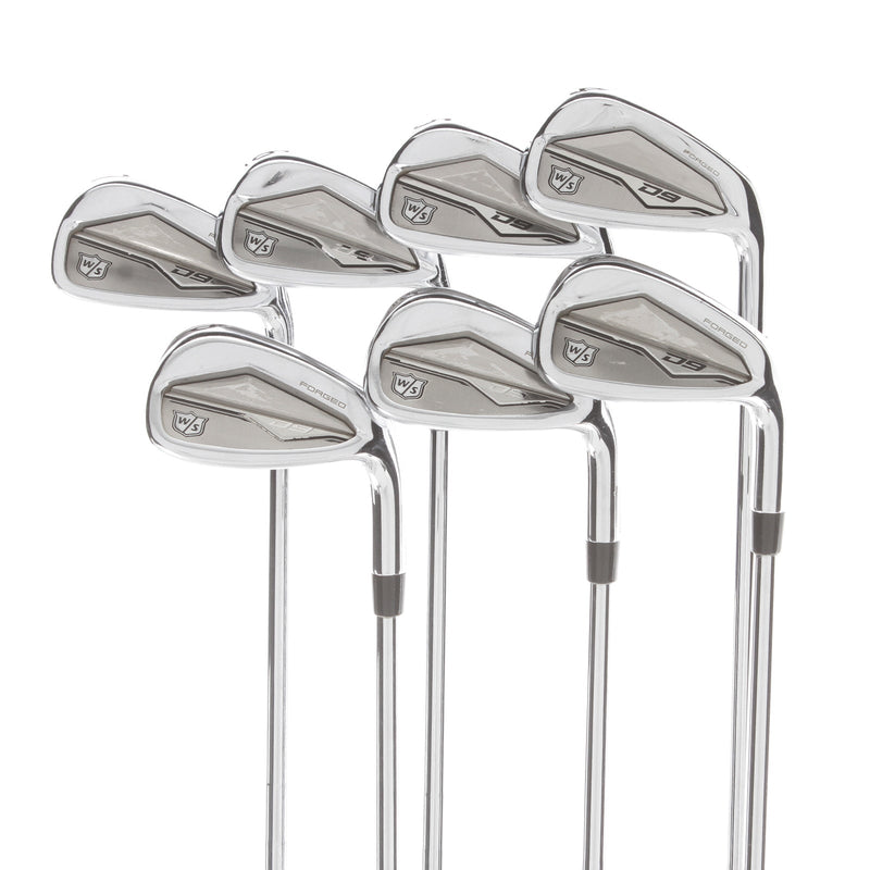 Wilson D9 Forged Steel Mens Right Hand Irons 4-PW Stiff - KBS Tour 120