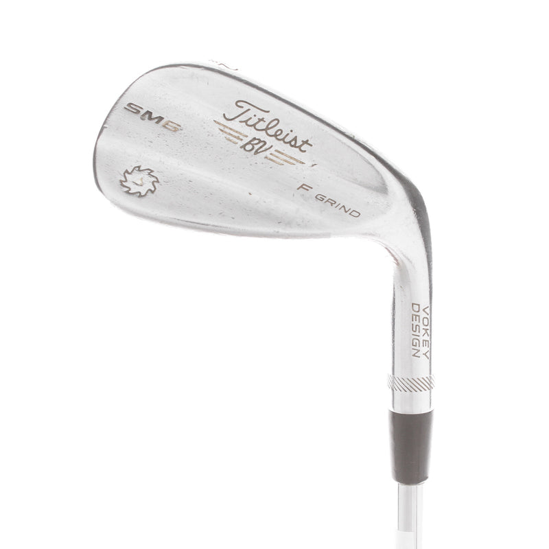 Titleist SM6 Steel Mens Right Hand Gap Wedge 52* 8 Bounce F Grind Wedge - BV Vokey