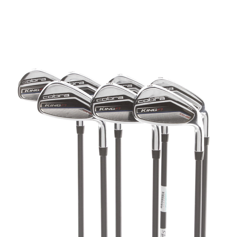 Cobra F7 One Length Graphite Mens Right Hand Irons 4-PW Regular - Fujikura Pro 63i