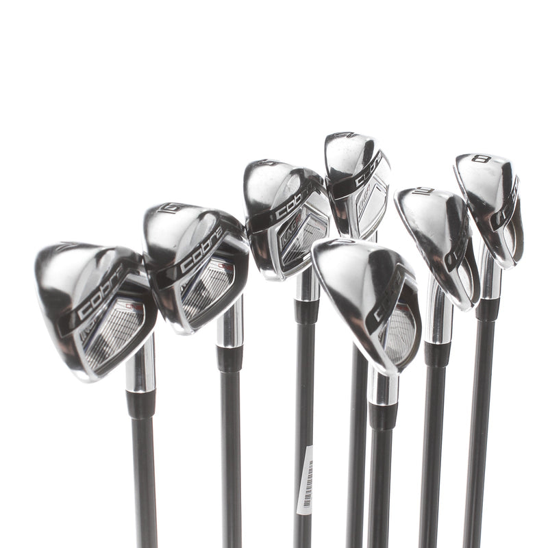 Cobra F7 One Length Graphite Mens Right Hand Irons 4-PW Regular - Fujikura Pro 63i