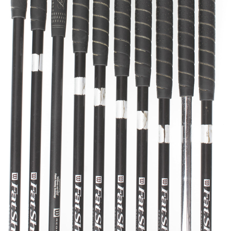 Wilson Deep Red Graphite Mens Right Hand Irons 3-GW+SW Regular - Wilson